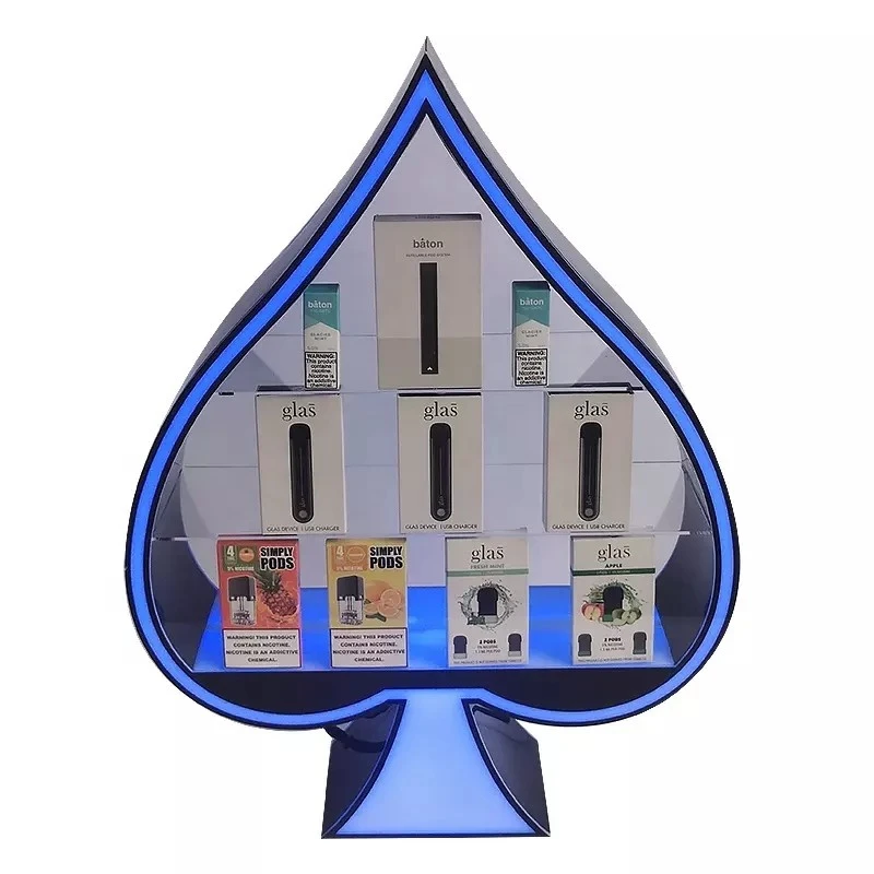 Spade A electronic cigarette display cabinet vapes