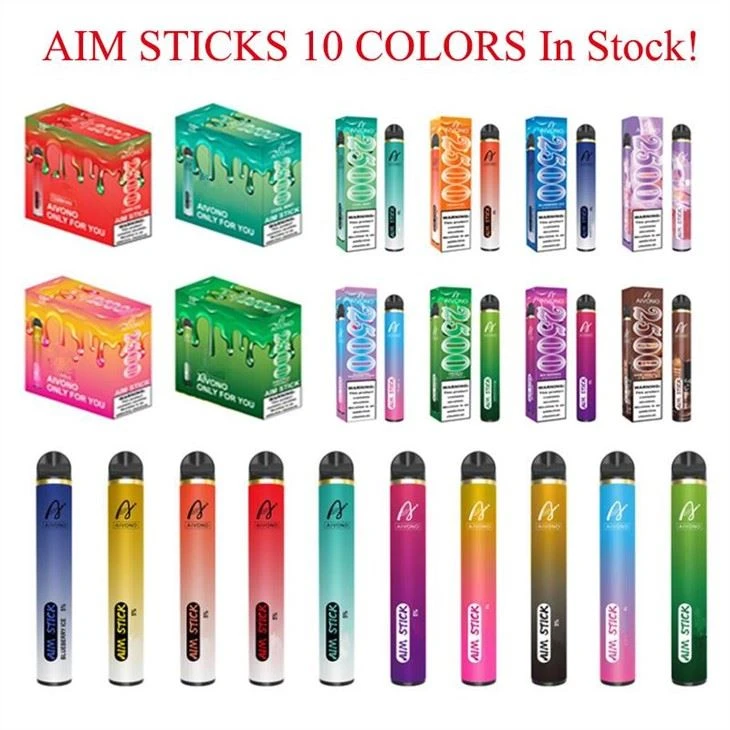 AiM Stick 2500 Puffs Electronic Cigarette Disposable Vape AiM Stick 2500 Puffs Electronic Cigarette Disposable Vape