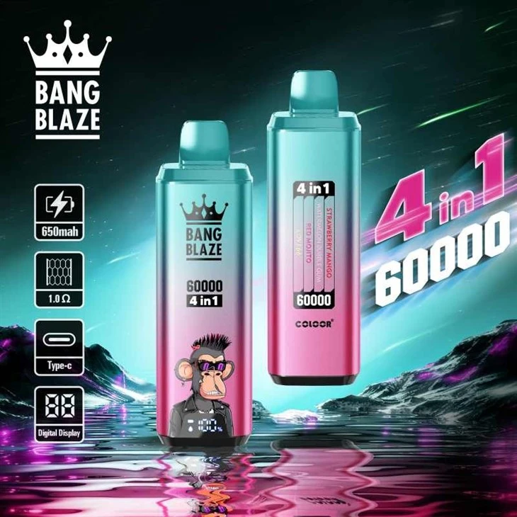 BANG BLAZE 60000 PUFFS 4 IN 1 FLAVOR VAPE BANG BLAZE 60000 PUFFS 4 IN 1 FLAVOR VAPE