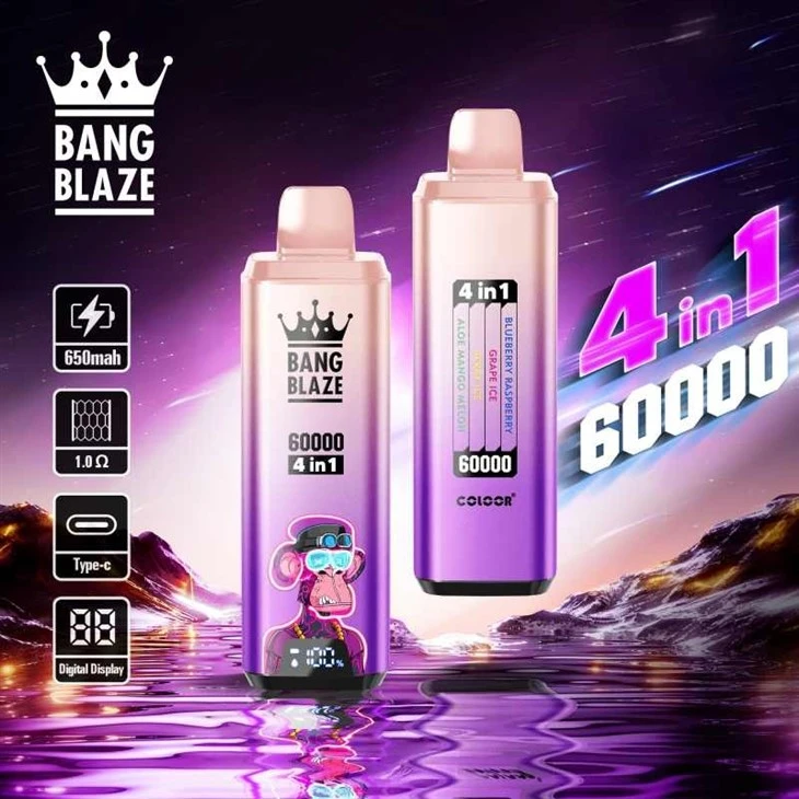 BANG BLAZE 60000 PUFFS 4 IN 1 FLAVOR VAPE BANG BLAZE 60000 PUFFS 4 IN 1 FLAVOR VAPE