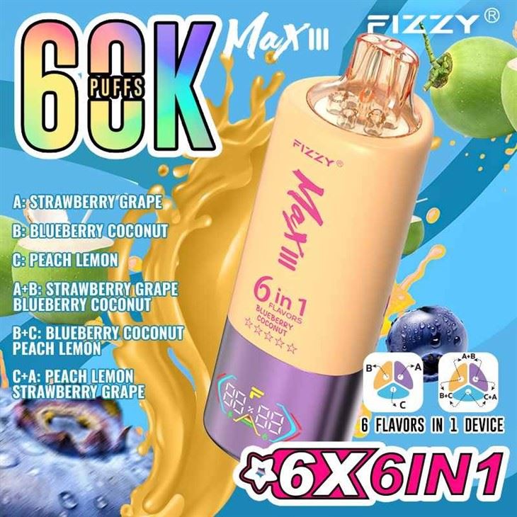 FIZZY 60K PUFFS 3 FIZZY 60K PUFFS 3
