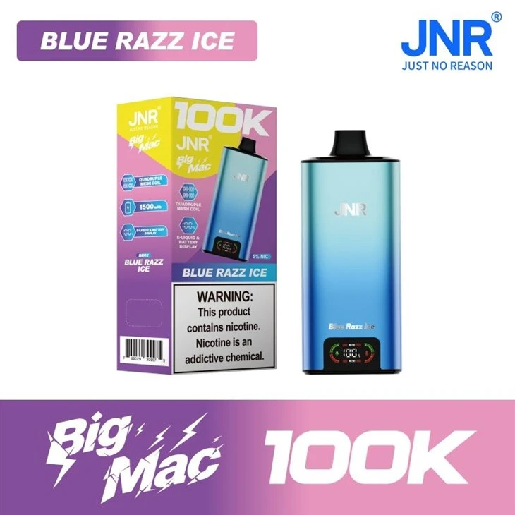 BM02 Blue Razz Ice_JNR Big Mac 100K
