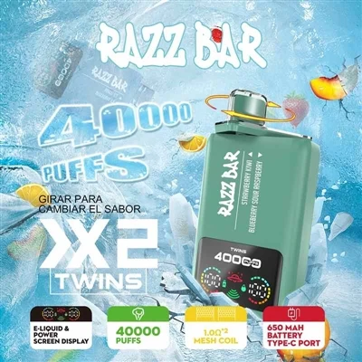 Qual é a avaliação dos produtos Razz Bar Vape?