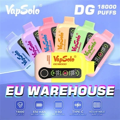 Por que o Vapsolo DG 18000 Puffs se tornou o produto preferido para os entusi...
