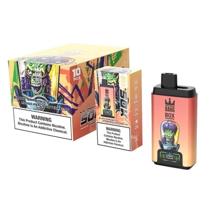Produto de vape de dois sabores duplos: Bang Box 50K Puffs Twins