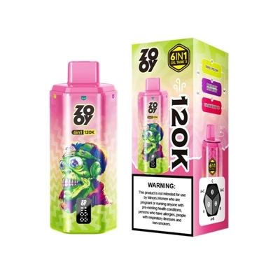 ZOOY 120K 6 EM 1 — Cigarro eletrônico-descartável de alta-capacidade para uma...