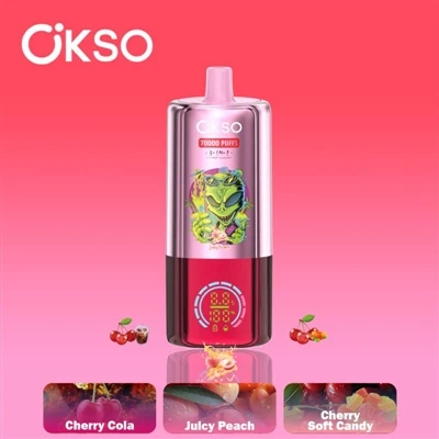 OKSO 3IN1 70000 PUFF: O carro-chefe descartável E-cigarro projetado para alta...