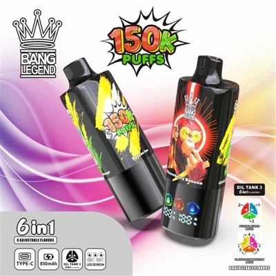BANG LEGEND 150K PUFFS VAPE — Uma nova referência para cigarros-descartáveis-...