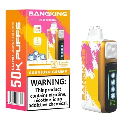 BANGKING ICE COOL 60K Vaporizador eletrônico de gelo ajustável recarregável d...