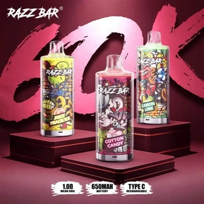 Razz Bar 60000: inaugurando uma nova era de cigarros eletrônicos-descartáveis...