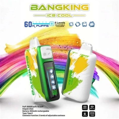 BANGKING ICE King COOL 60K: uma nova referência para cigarros eletrônicos des...