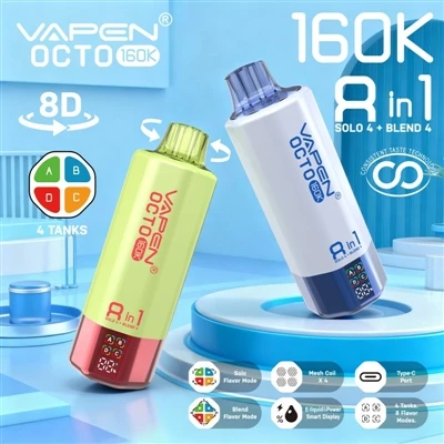 Vários sabores, sem compromisso: como o Vapen Octo 160K 8 em 1 redefine a exp...