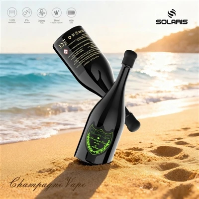 SOLARIS Champagne 30000 baforadas 30K E-cigarro: quando a alta contagem de tr...