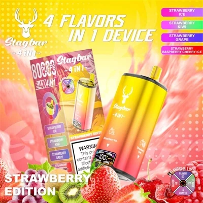 Recomendação do canal de atacado Hotsellvape: Stag Bar 4in1 80000 Puffs - Aná...