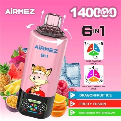 Airmez Fox 140000: inaugurando uma nova era de vaporizador descartável