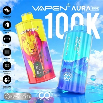 VAPEN AURA 100000: Quando os cigarros eletrônicos descartáveis ​​entram na er...
