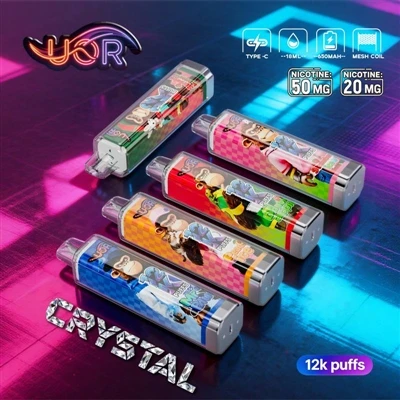 UOR CRYSTAL 12K: Uma Experiência Profissional em Vape Descartável