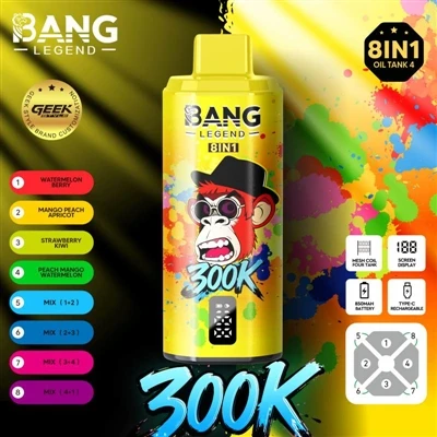 Bang Legend 300K: uma referência para uma nova era de cigarros-eletrônicos