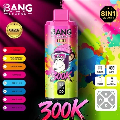 Bang Legend 300K – Ultrapassando os limites da durabilidade para cigarros ele...