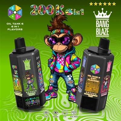 BANG BLAZE 200000 6em 1: seis sabores em um, você pode realmente brincar com ...