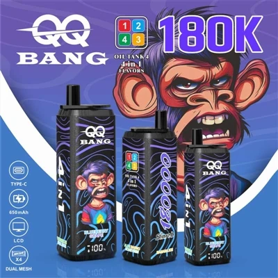 QQ BANG 4in1 180K – Um dispositivo, quatro sabores, garantindo que cada mordi...