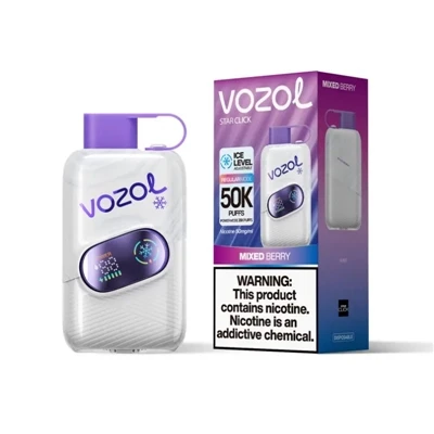 VOZOL STAR CLICK 50000: uma nova referência para cigarros eletrônicos-descart...