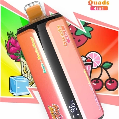 BANG KING Quads 4IN1 250K: uma revolução de quatro-compartimentos em cigarros...
