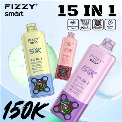 FIZZY SMART 15 IN 1 150K: Um cigarro, 15 tipos de felicidade