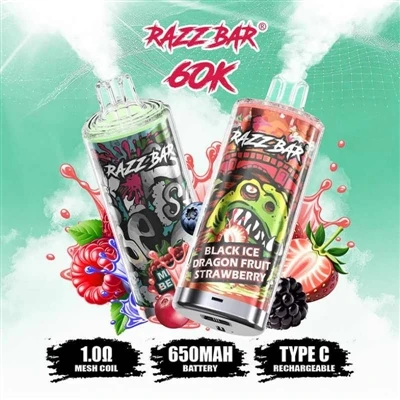 Razz Bar 65K+ Puffs Vape: um dispositivo que leva a ‘felicidade da pessoa pre...