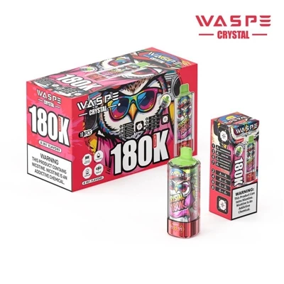 Waspe Crystal 8-em-1 180.000 Puffs Vape: um excelente exemplo da 'Era da inte...