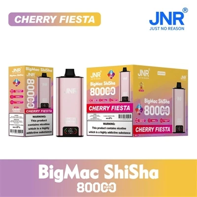 JNR Big Mac Shisha 80000: redefinindo a experiência de vapor descartável de a...