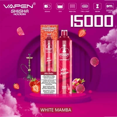 VAPEN SHISHA HOOKAH 15000: um cigarro eletrônico-de alta-capacidade que coloc...