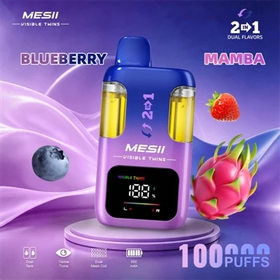MESII VISIBLE TWINS 100K: E-cigarros descartáveis ​​estão finalmente começand...