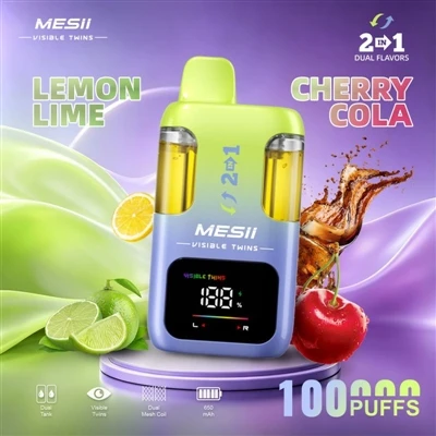 MESII VISIBLE TWINS 100K Puffs: Quando os cigarros eletrônicos começam a 'fic...