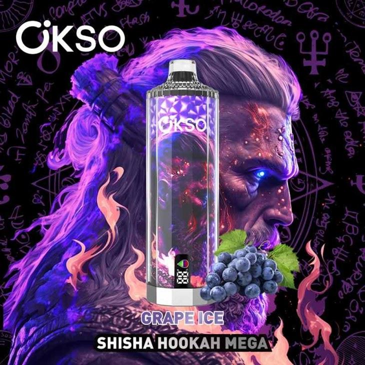 grape ice_OKSO shisha hookah mega 50k grape ice_OKSO shisha hookah mega 50k
