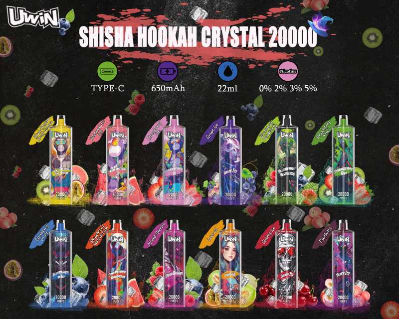 Uwin shisha crystal 20K 1 Uwin shisha crystal 20K 1