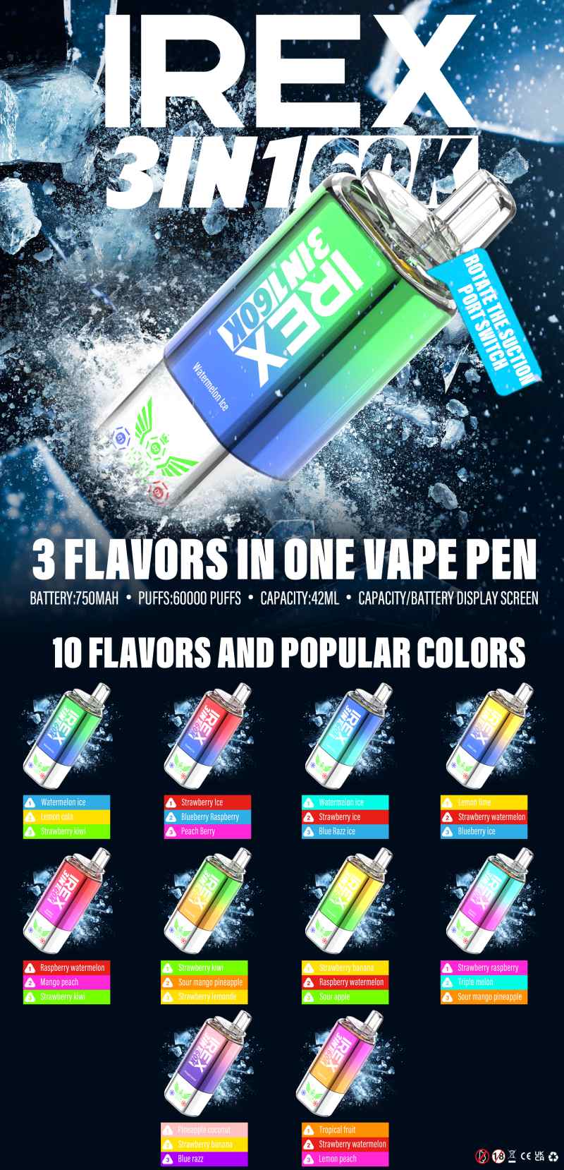 IREX 3in1 60000 taste IREX 3in1 60000 taste