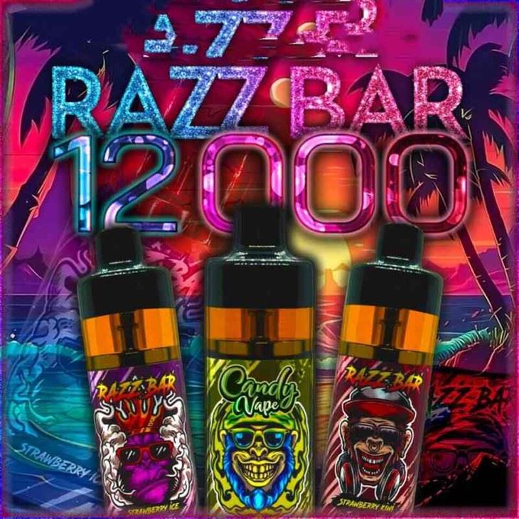 RAZZ BAR 12000 Puffs Disposable Vape RAZZ BAR 12000 Puffs Disposable Vape