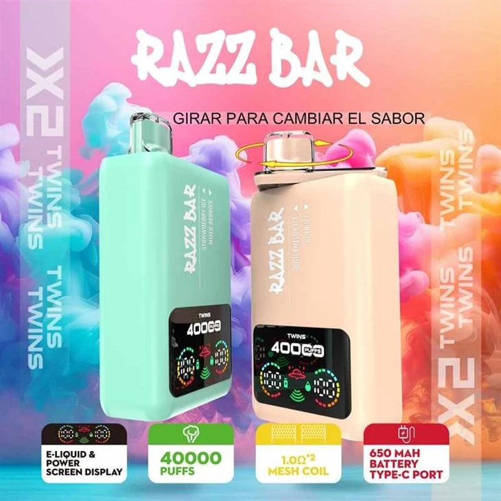 RAZZ BAR 40000 Puffs Double Flavor Vape RAZZ BAR 40000 Puffs Double Flavor Vape