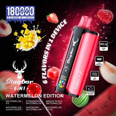 StagBar 6 pol1 180K Puffs Vape