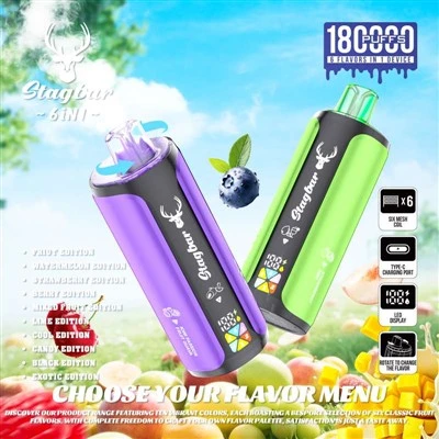 StagBar 6 pol.1 180K Puffs