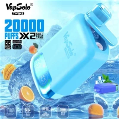 VapSolo Gêmeos 20K Puffs