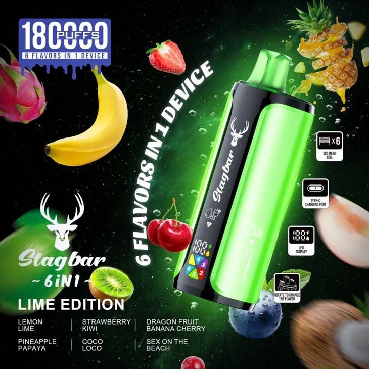 StagBar 6in1 180K Puffs Vap best StagBar 6in1 180K Puffs Vap best
