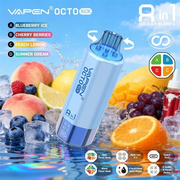 Vapen Octo 160K Puffs 8in1 high quality Vapen Octo 160K Puffs 8in1 high quality