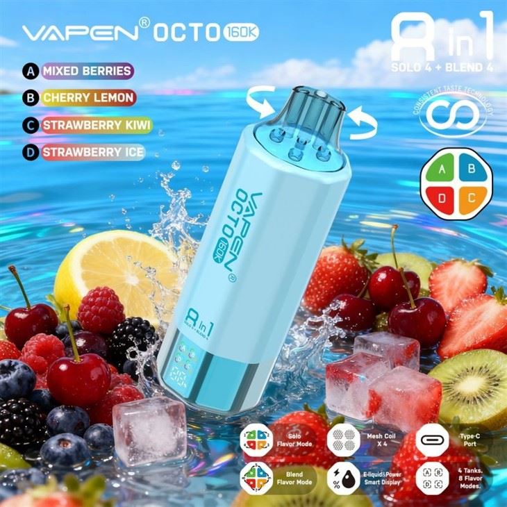 Vapen Octo 160K Puffs 8in1 price Vapen Octo 160K Puffs 8in1 price
