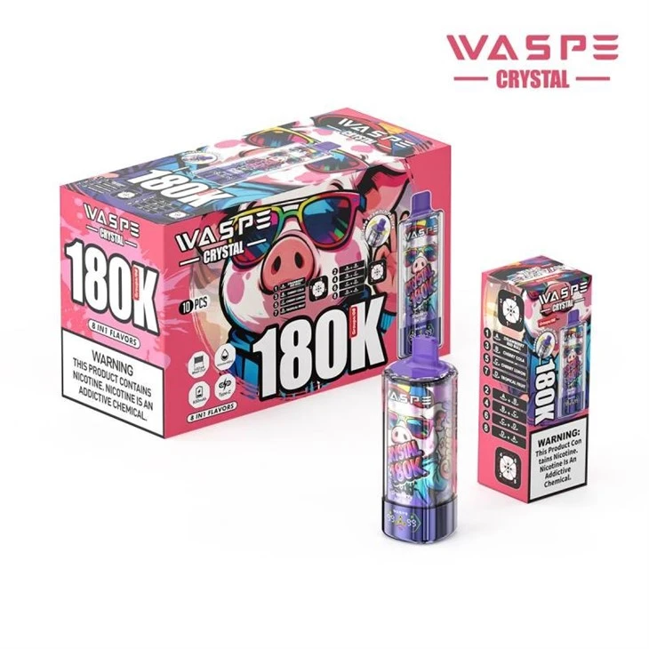Waspe Crystal 8 in 1 180000 Puffs best Waspe Crystal 8 in 1 180000 Puffs best