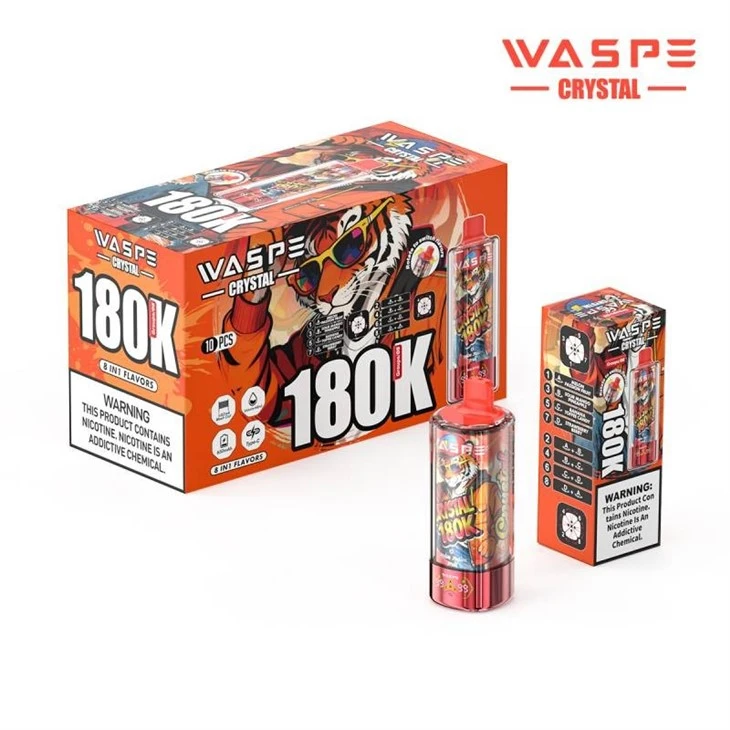 Waspe Crystal 8 in 1 180000 Puffs high quality Waspe Crystal 8 in 1 180000 Puffs high quality